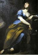 Andrea Vaccaro Penitent Mary Magdalene. oil painting